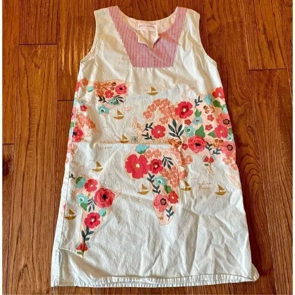 Petit Peony girls floral printed dress size 8y - Picture 2 of 7